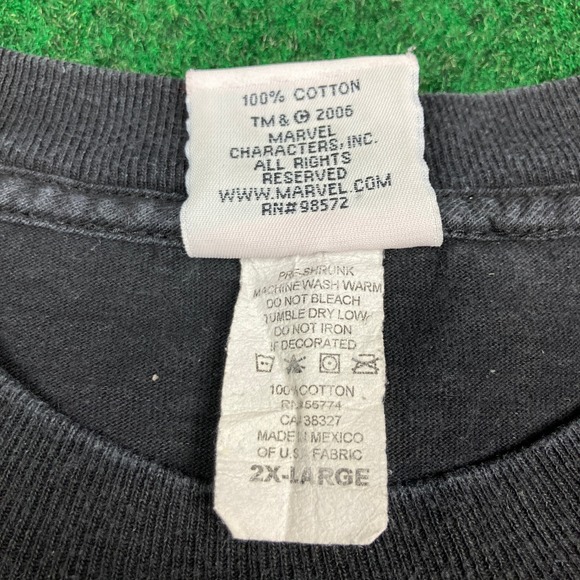 Vintage Marvel Silver Surfer Shirt Mens XXL Black 2006 Comic Book Fantastic 4 - Picture 6 of 10